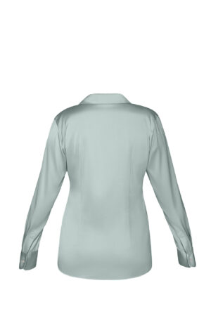 Alternative view of Light aqua shirt (viscose)