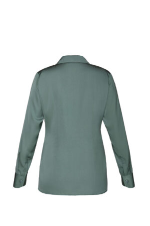 Alternative view of Teal shirt (viscose)