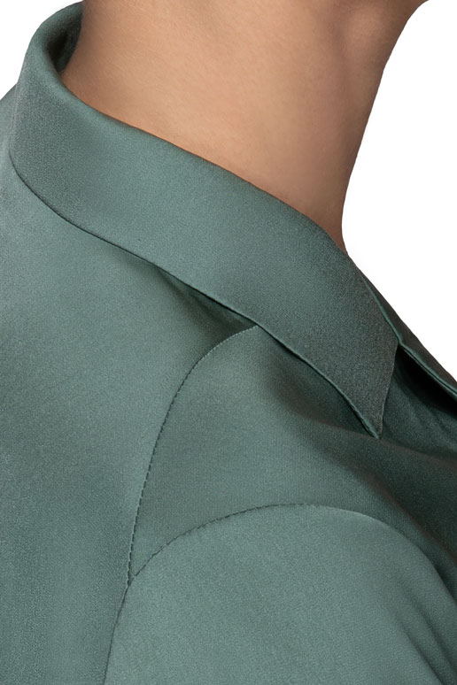 Teal shirt (viscose) - Image 3