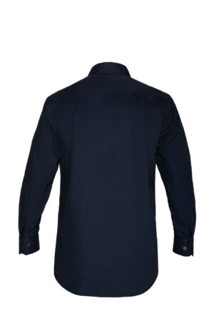 Alternative view of Solid Navy Blue Cotton Signature Dress Shirt