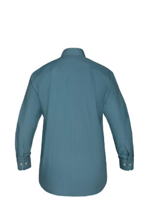 Alternative view of Teal cotton dress shirt