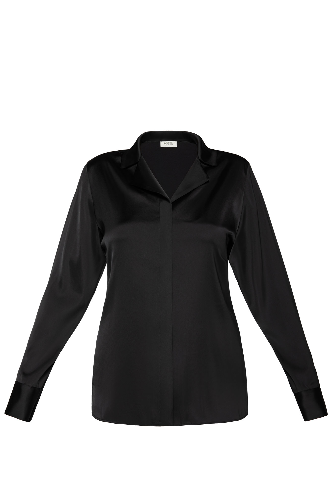 Black dress shirt (100% viscose)