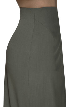 Alternative view of Olive skirt